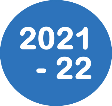 Icon reading 2021-2022 Academic Calendar