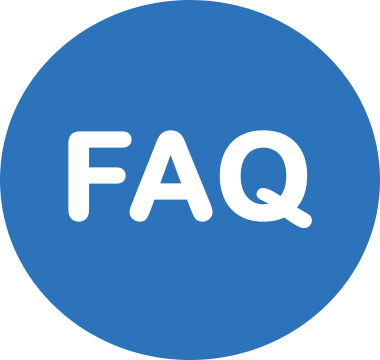 Icon image that reads Frequently Asked Questions