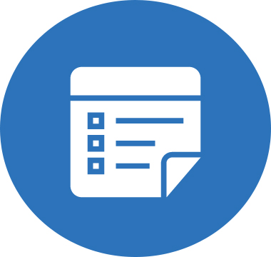 Icon image of a list with checkboxes