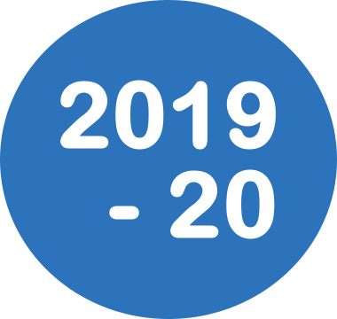 Icon reading 2019-2020 Academic Calendar