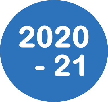 Icon reading 2020-2021 Academic Calendar