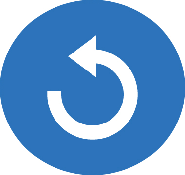 Icon image of an undo arrow